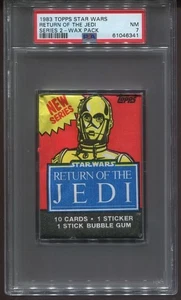 1983 TOPPS STAR WARS - RETURN OF THE JEDI SERIES 2 - WAX PACK - PSA 8 NM-MT - Picture 1 of 2