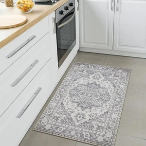 2x3 Area Rugs for Entryway,Kitchen- Stain Resistant & Washable Vintage Front ... - Picture 1 of 9