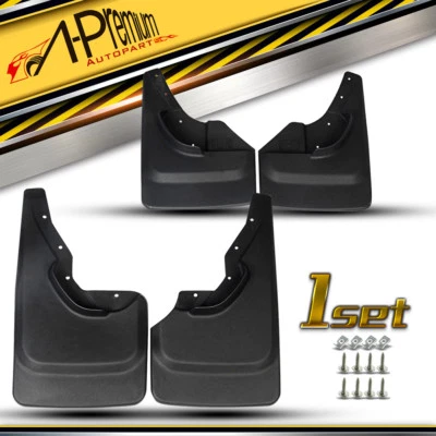 A-Premium Set of 4 Splash Guards Mud Flaps for Jeep WJ Grand Cherokee 1994-2004 - Image 1 of 4