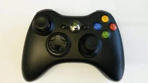 Genuine Microsoft Xbox 360 Wireless Controller Black - Fully Tested! - Picture 1 of 4