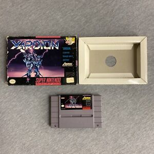 Xardion (Super Nintendo Entertainment System, 1992) SNES w/ Box [No Manual]