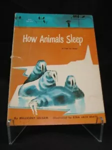 HOW ANIMALS SLEEP Vintage 1966 Paperback SCHOLASTIC BOOK SERVICES VG 1st Print - Picture 1 of 8