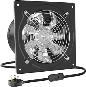 HG Power 150mm Küchen Abluftventilator 525M³/h Edelstahl Ventilator mit - Bild 1 von 12