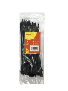 Tie Wraps 200 X 2.5 Mm Black Garage Workshop Tool Diy 100Pcs Amtech S0811 - Picture 1 of 4