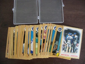 1987 TOPPS TIFFANY BASEBALL MILWAUKEE BREWERS TEAM SET 30 CARDS NM-MT - Picture 1 of 1