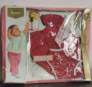 Sears 14 To 15" Baby And Toddler Doll Clothes, New In Package, Japan #440-207 - Picture 1 of 4