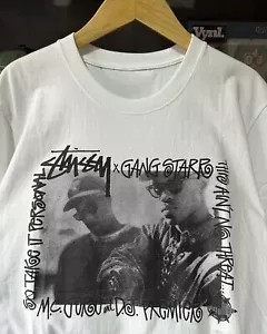 Stusssy Gang Starr Take It Personal Quote Streetwear, 90s Graphic T-Shirt 104647 - Bild 1 von 5