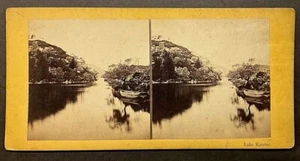 Stereoview Yellow Mount Ulster County Lake Katrine - Picture 1 of 2