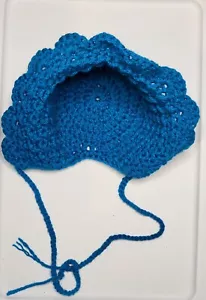 Crochet Baby Bonnet 0-6 Months - Picture 1 of 2
