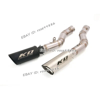 Tubo silenciador sistema escape para motocicleta Yamaha MT-10 YZF R1 2009-2014 Foto 1 de 4