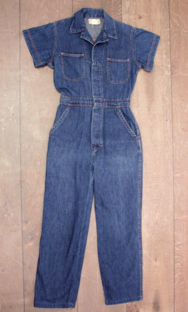 Denim Jumpsuit 1970s Vintage Jumpsuits & Playsuits for Women for