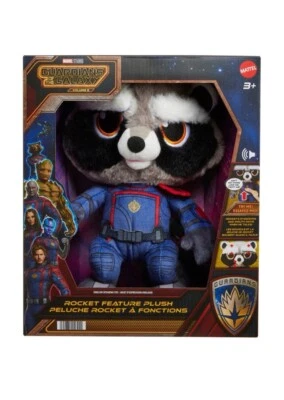 Nuevo Peluche Marvel Guardianes de la Galaxia 10" Rocket Racoon Talking Feature Foto 1 de 4