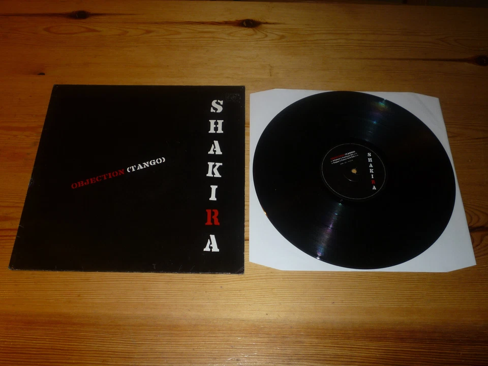 SHAKIRA - OBJECTION (TANGO) 12" EXTENDED SINGLE VINYL RECORD 2002 EX+/NEAR MINT - Изображение 1 из 1