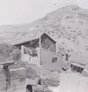 PHOTO NEGATIVE Humboldt County NV Abandoned Mill Metal Buildings Mining - Picture 1 of 4
