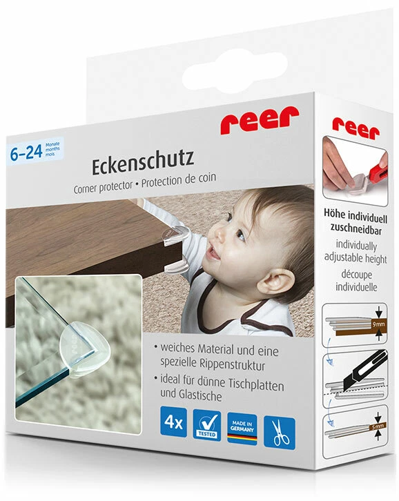 ReeR Eckenschutz Kantenschutz 8212 transparent ,4 Stück