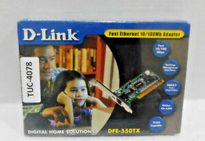 NEW - D-Link DFE-550TX Fast Ethernet 10/100Mbps PCI Adapter