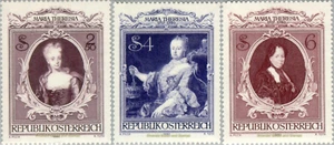 EBS Austria 1980 - Empress Maria Theresia - ANK 1669-1671 MNH** - Picture 1 of 4