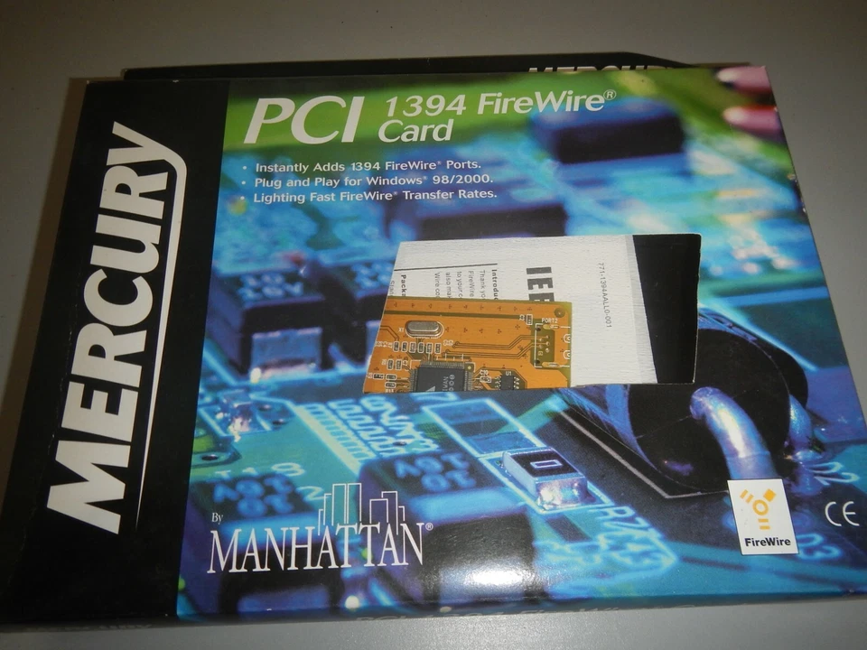 PCI  3 Port FIREWIRE CARD  IEEE 1394 Controller  NEW - Image 1 of 4