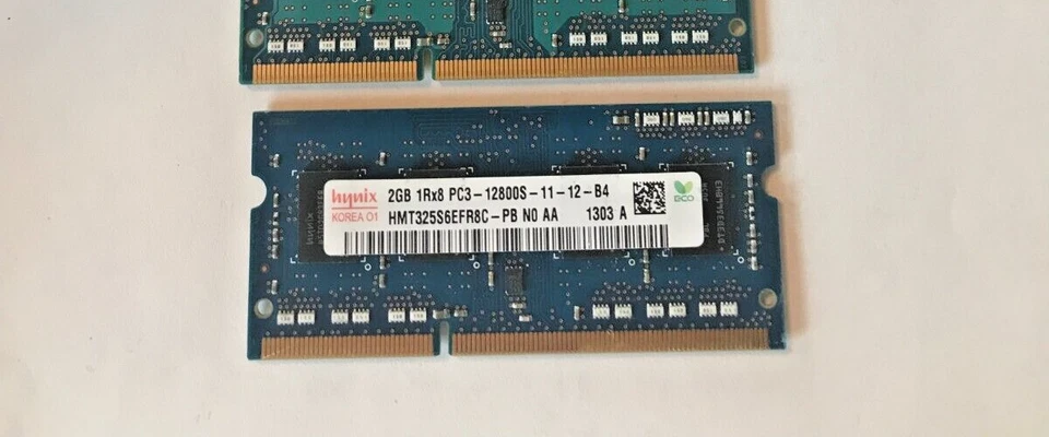 2GB Hynix laptop RAM 1Rx8 PC3-12800s-11-12-B4 HMT325S6EFR8C PB NO AA - Image 1 of 1