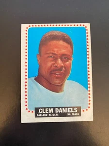 1964 TOPPS FOOTBALL #136 CLEM DANIELS!! $1 SHIPPING!! - Picture 1 of 2