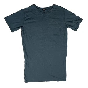 Quitten Kleid Large T-Shirt Rundhals Baumwolle Kurzarm Basic Grün J45 - Bild 1 von 3