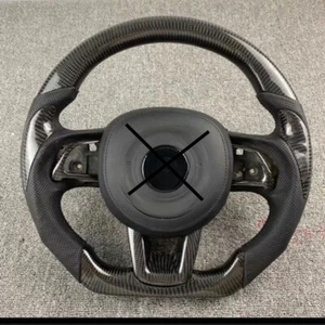 Volante de fibra de carbono real para Jeep Grand Commander Renegade Compass 18-24 - Imagen 1 de 4