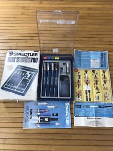 Staedtler MarsMatic 700 Technical Drawing Pen Set 4 Pens NOS Germany - NOS. #L
