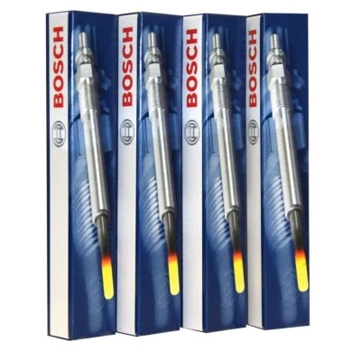 Glow Plugs Set 4x 0250403009 Bosch 03L963319 03L963319B 03L963319D 04L963319E - Image 1 of 4
