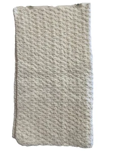 Handmade Crocheted White 19” X 32” Baby Blanket-very Clean - Picture 1 of 4