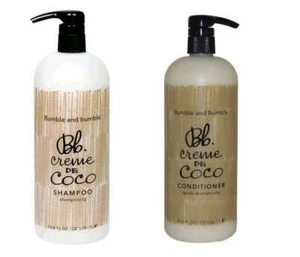 Bumble and bumble Crme De Coco Shampoo 1 Liter 33.8oz and Conditioner 1 Liter... - Picture 1 of 1
