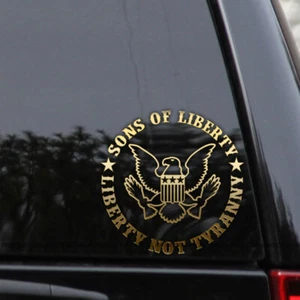 Sons of Liberty Not Tyranny Vinyl Decal Sticker - Picture 1 of 2