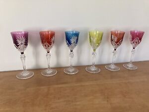Vintage Faberge "Odessa" Hock Wine Crystal Glassware