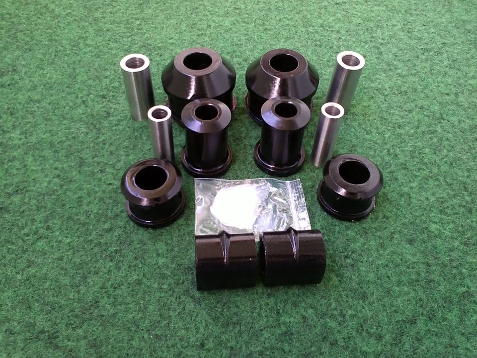 Juego de ejes delanteros PU 22mm Opel Calibra Vectra A Astra F negro casquillos de poliuretano  - Imagen 1 de 1