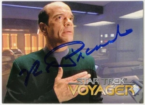 ROBERT PICARDO Signed Star Trek Voyager Trading Card #2 (1995) ORIGINAL - Picture 1 of 2