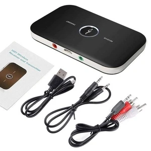 Receptor Transmisor Bluetooth 5.0 2 en 1 Audio Inalámbrico 3.5mm Jack Adaptador Auxiliar - Imagen 1 de 11
