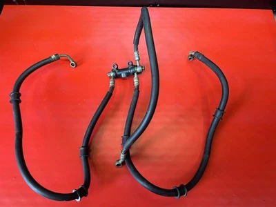 Honda TRX250 1985 Fourtrax 2x4 juego de línea de freno delantero izquierdo+derecho+mangueras superiores Foto 1 de 4