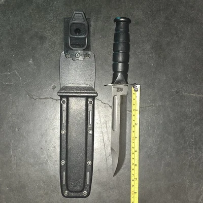 Frost Cutlery Flying Falcon 12" Survival Knife w/Sheath Black - Image 1 of 4