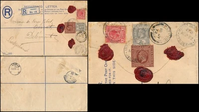 GOLD COAST - WINNEBAH 1922, REGIST. UPRATED COVER VIA GB TO SWITZELAND.  #A929 - Image 1 of 4