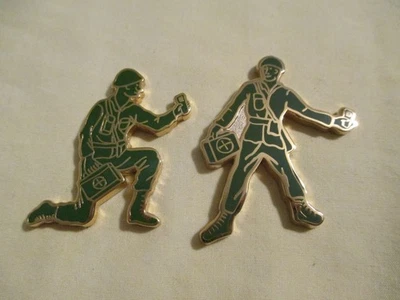 TRACKALBE MILITARY MARINES AMMOCAN GPS GEOCACHE TOY Army Man 4 Geocoin MEN COIN - Image 1 of 3