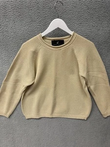 Peruvian Connection Ivory Heavy Knit Alpaca Pullover Sweater Women's Size M POE - Picture 1 of 6