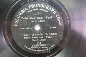 Columbia Band - COLUMBIA 948 - Ballet Music From "Faust" No. 2, Adagio - Imagen 1 de 4