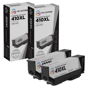 LD REMAN Epson T410XL120 Photo Black Ink Set of 2 for XP-530, XP-630, XP-640 - Picture 1 of 9