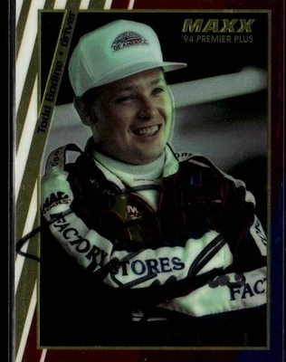 Signed 1994 Maxx #75 Todd Bodine IP Auto - Image 1 of 2