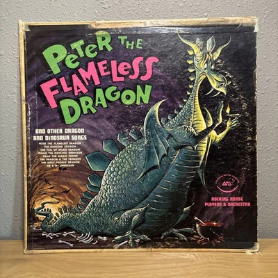 Rare 1960s Vintage “Peter The Flameless Dragon LP”by Rocking Horse Records Vinyl - Image 1 of 4