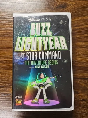 Buzz Lightyear of Star Command: The Adventure Begins (VHS, 2000) Disney Pixar - Image 1 of 4