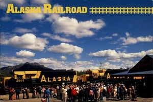 Alaska AK Railroad Denali National Park Station Postcard - Picture 1 of 2