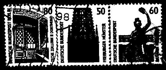 GERMANY 1987 TOURISM STAMPS USED - Image 1 of 1