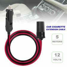 Extension Cable 12V Interior Accessories Cigarette Lighter Socket Portable