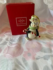 LENOX- PENGUIN  CHRISTMAS ORNAMENT - Picture 1 of 1