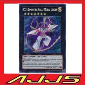 YuGiOh - CXyz Simon the Great Moral Leader - NUMH-EN040 1st Ed Secret Rare NM/M - Picture 1 of 1